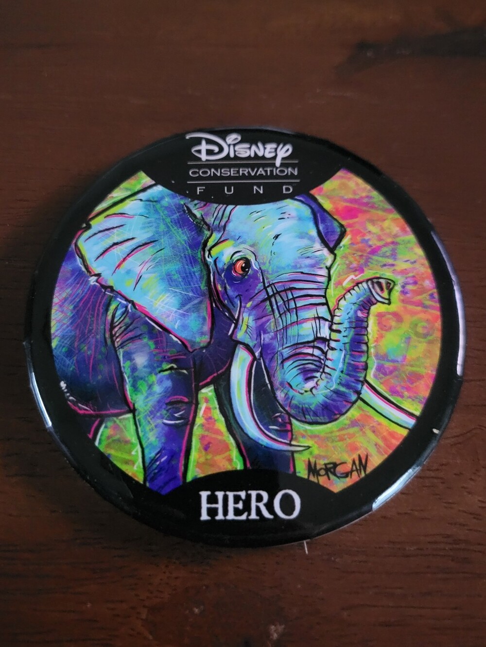 Limited Edition Disney Conservation Fund Hero The Elephant Button